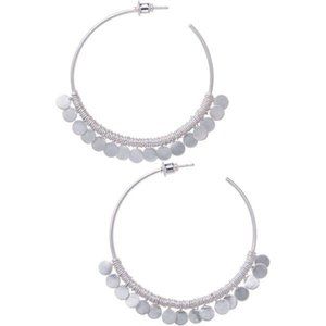 Stella & Dot Fringe Hoop Earring